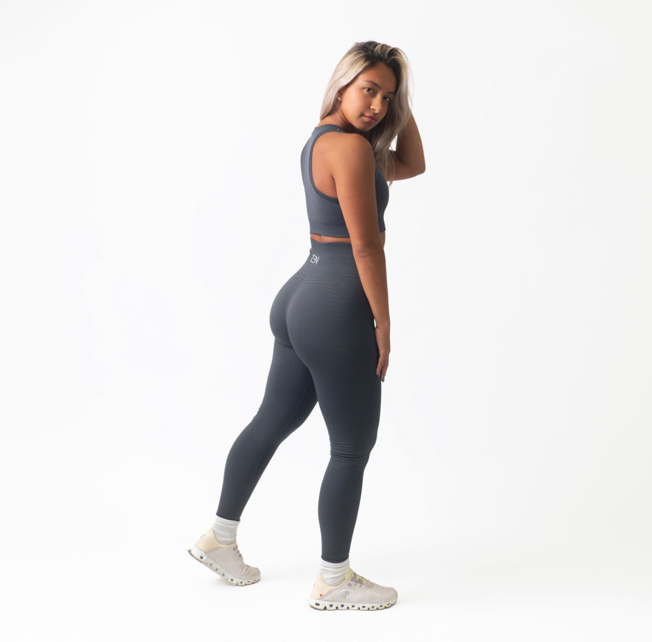 Adapt Sports Top Slate Grey