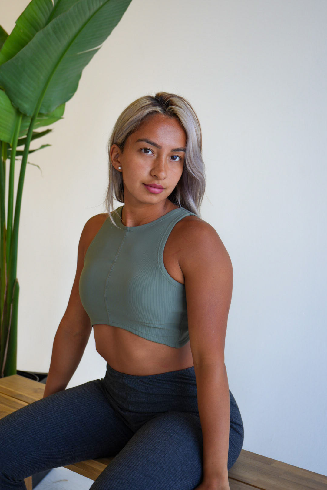 Sculpt Top Matcha