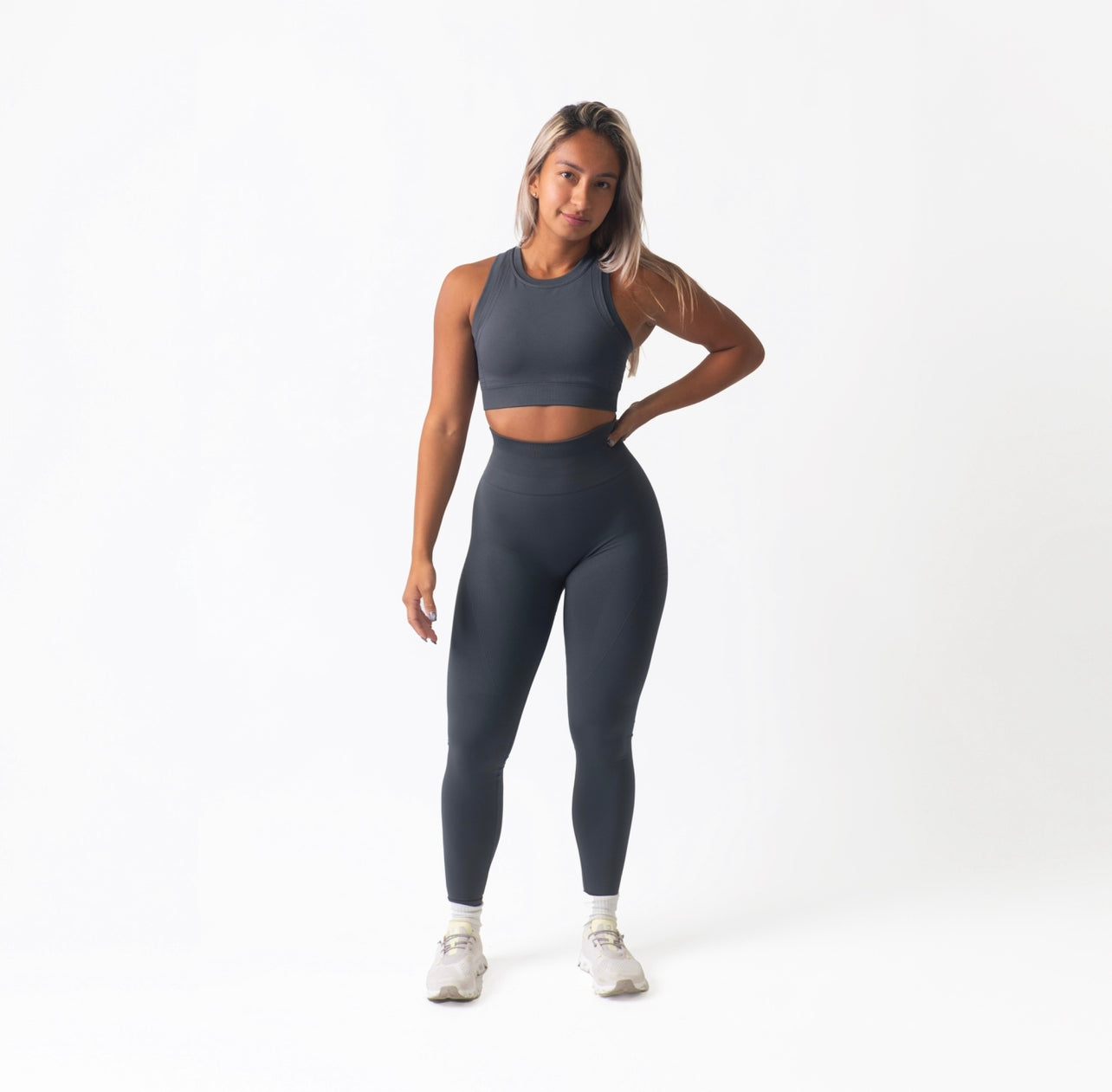 Adapt Sports Top Slate Grey