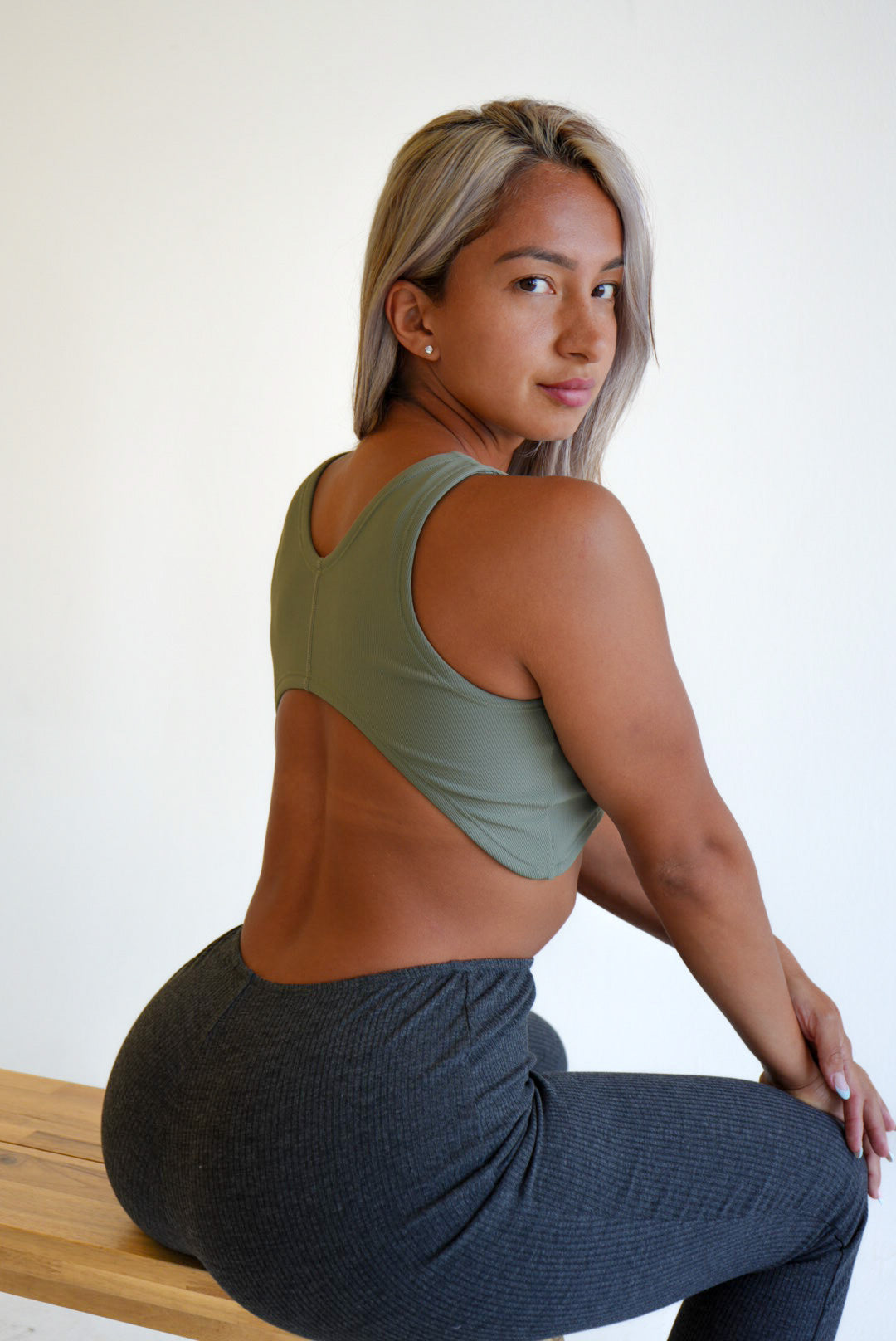 Sculpt Top Matcha