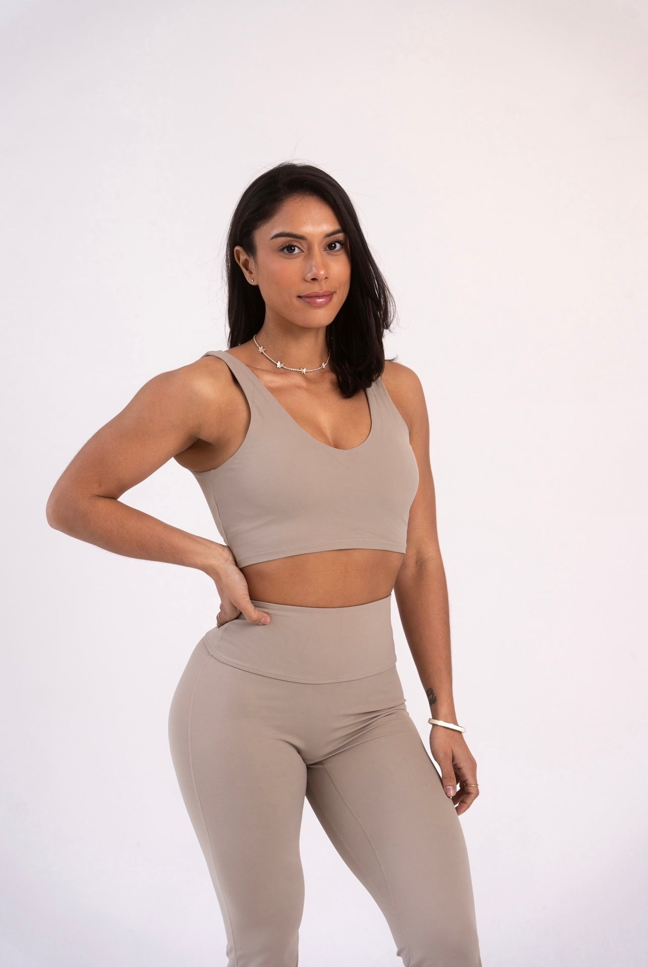 Aura Sports Bra Buttercream
