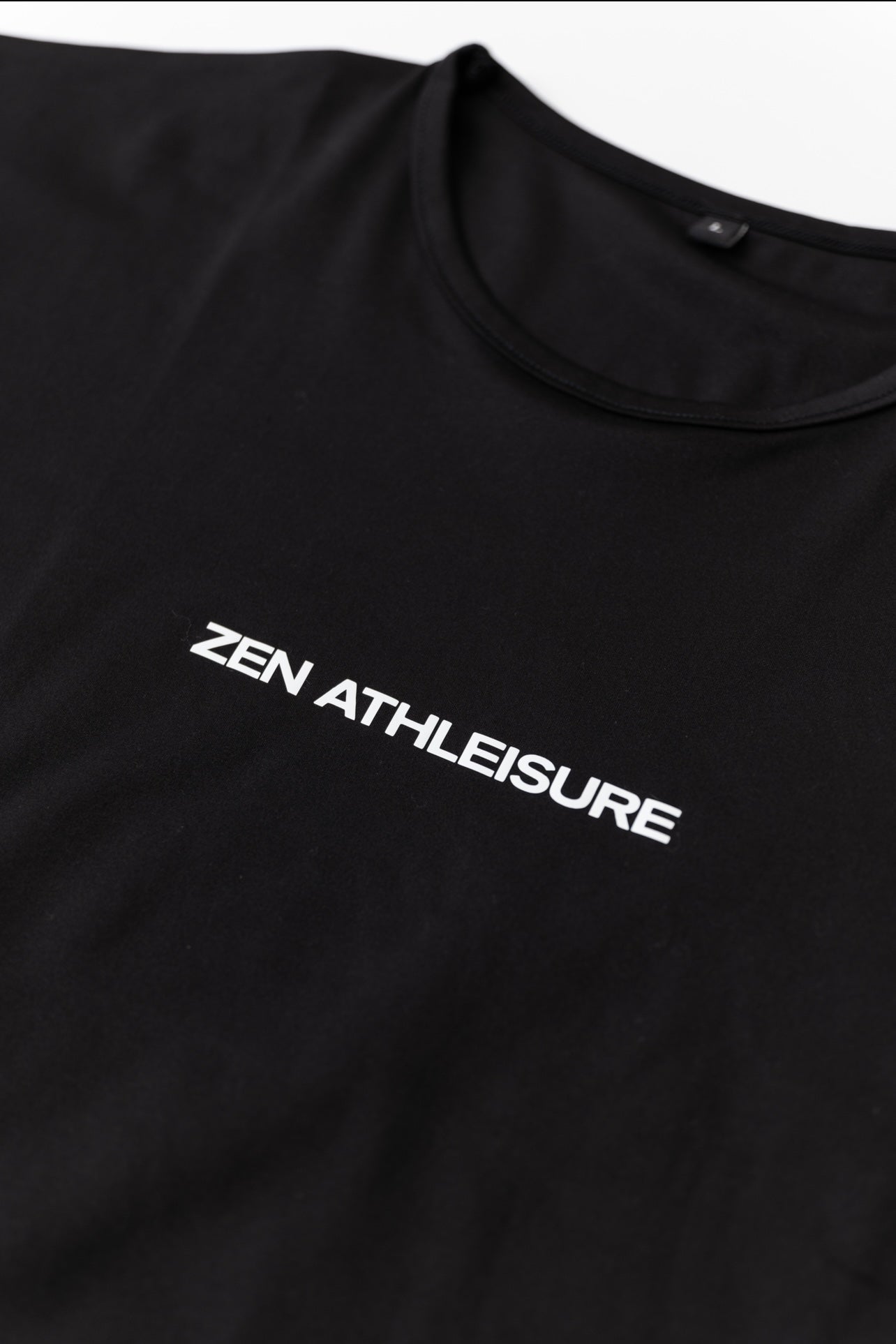 Performance Drop Hem Long Sleeve Black