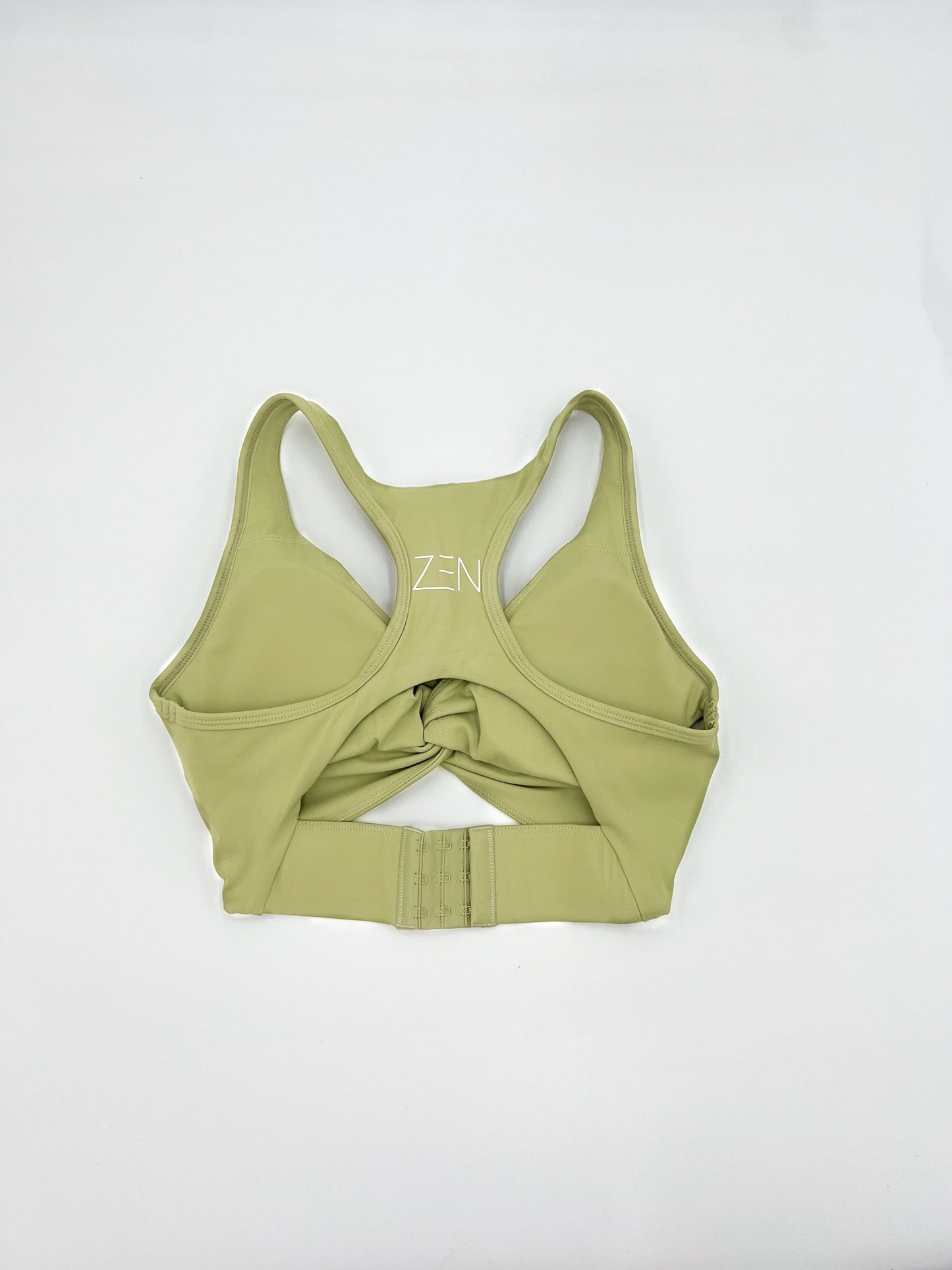 Twisted Sports Bra Olive