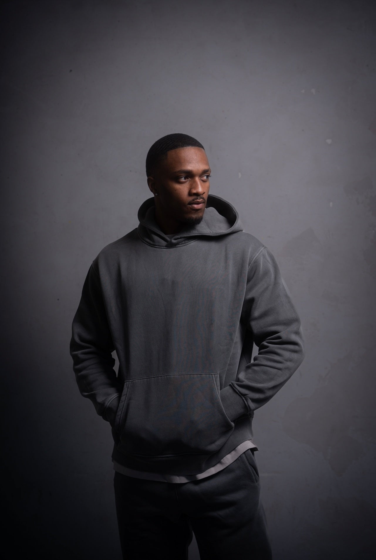 Everyday Hoodie Washed Charcoal
