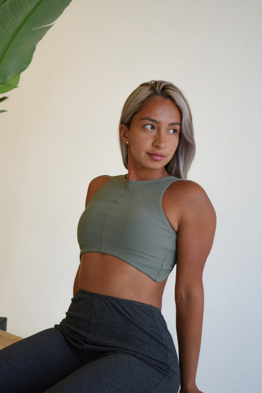 Sculpt Top Matcha