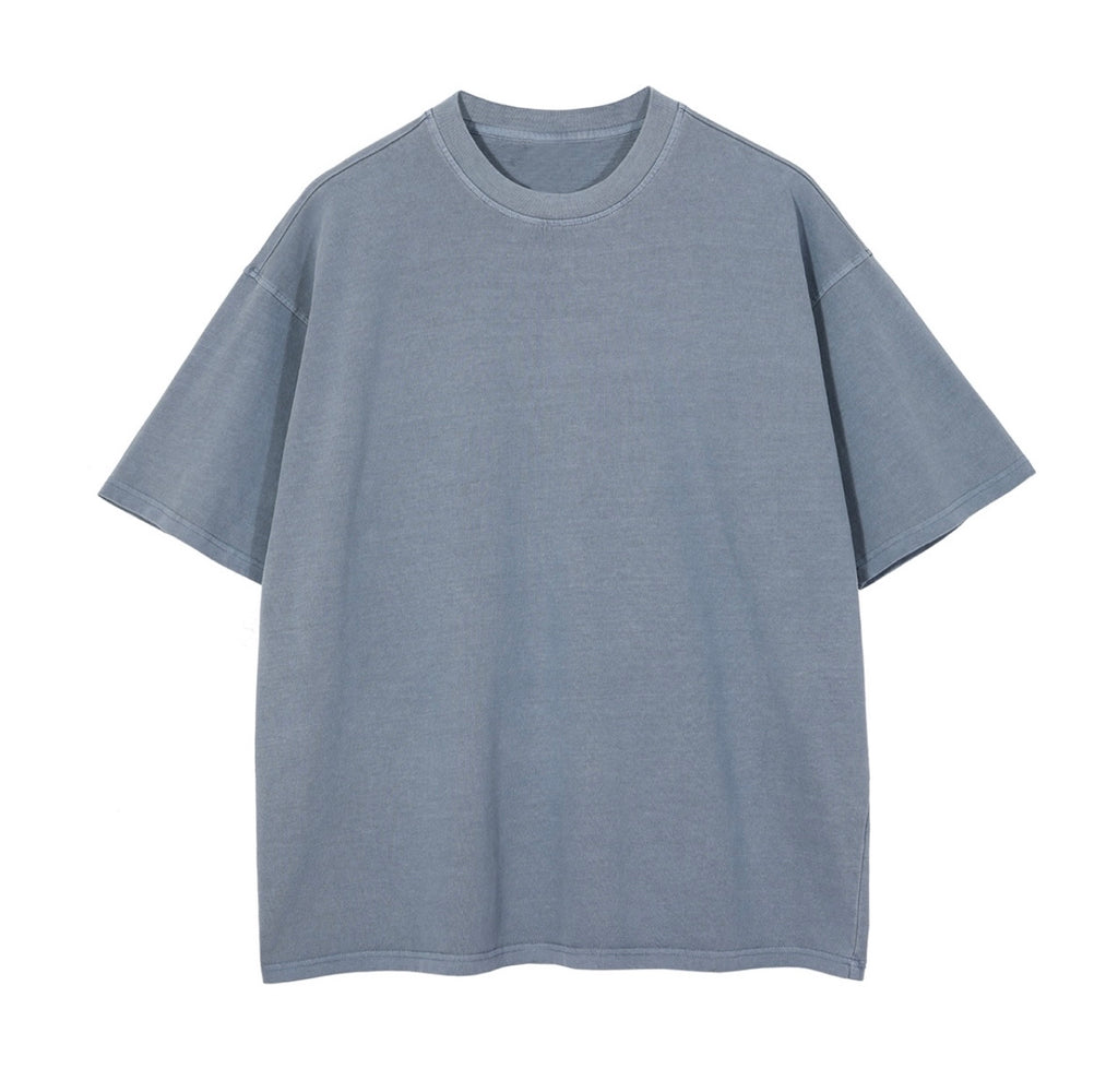 Standard Blank T-Shirt Washed Steel Blue