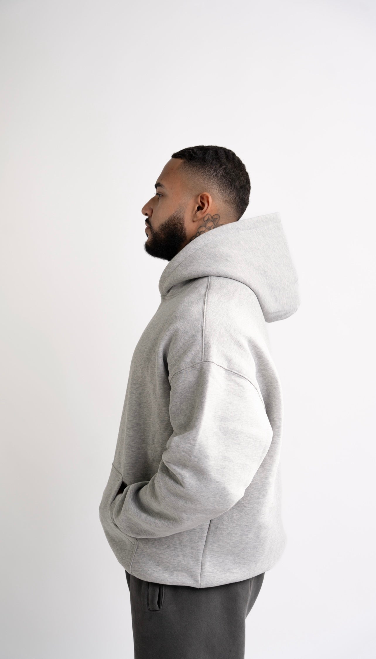 Signature Hoodie Heather Grey