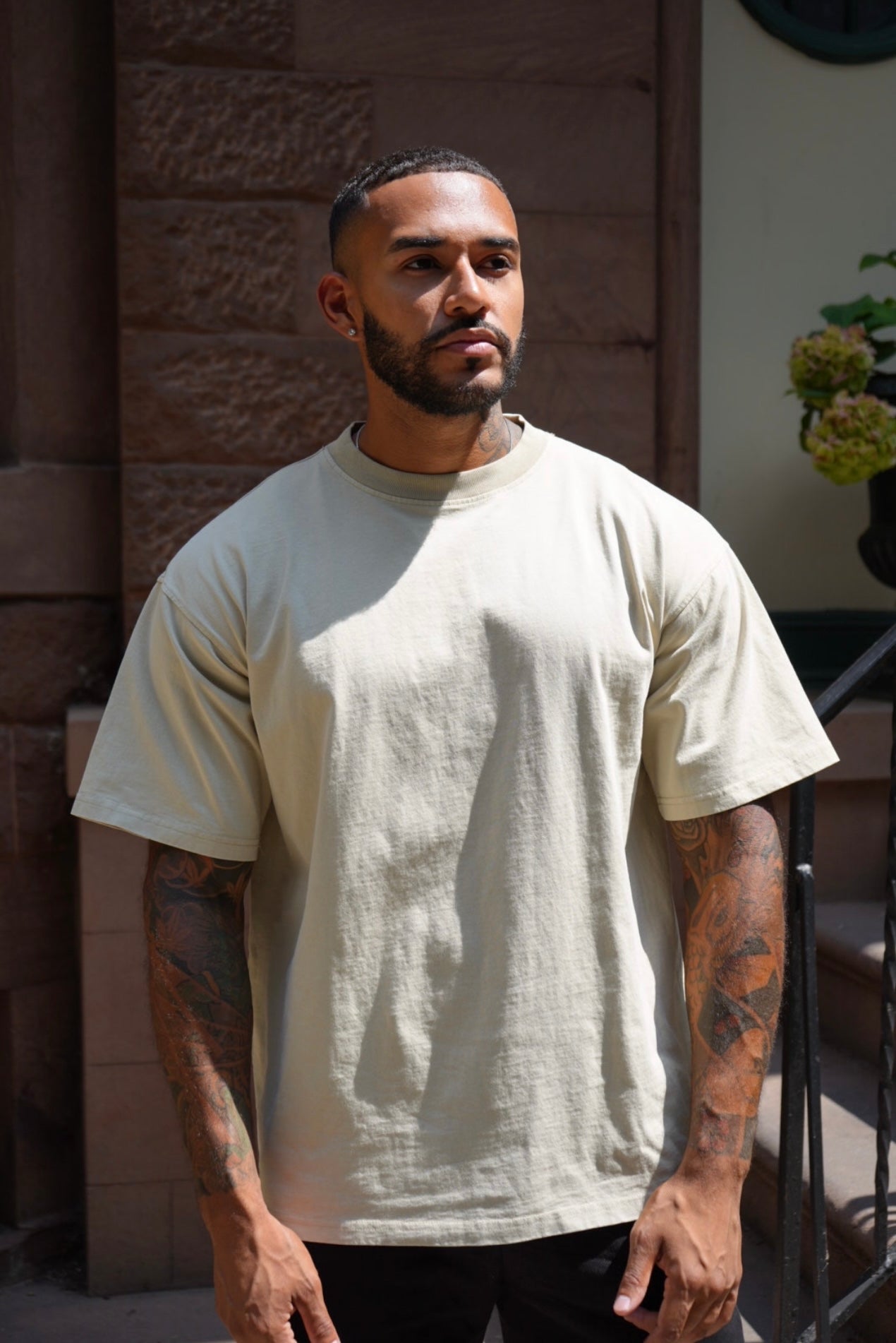Standard Blank T-Shirt Washed Apricot