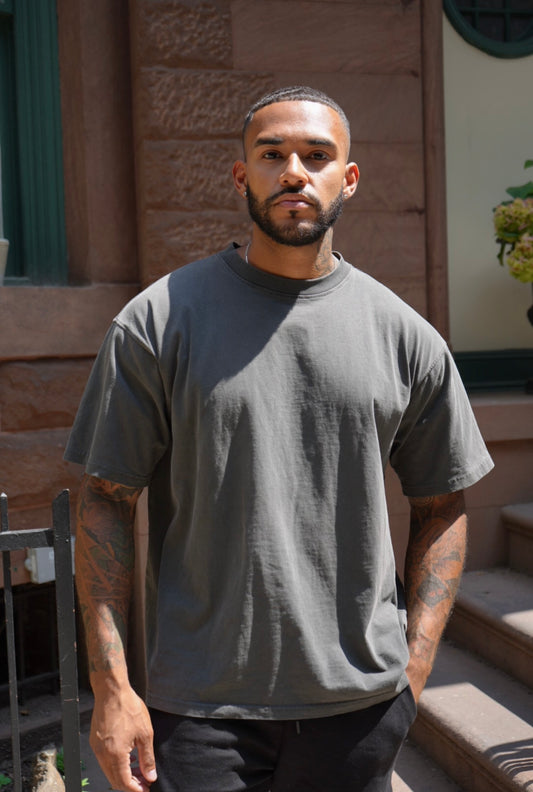 Standard Blank T-Shirt Washed Grey