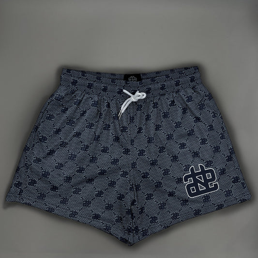 Monogram Shorts Midnight Navy