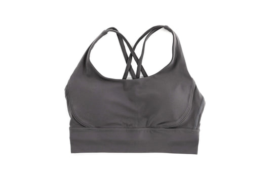 Pastel Sports Bra Grey