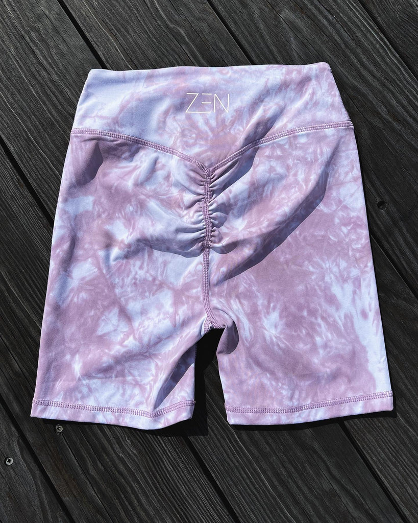 Purple Mist Tie Dye Shorts